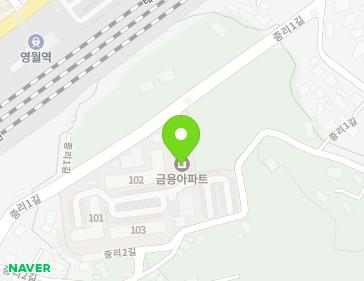 강원특별자치도 영월군 영월읍 중리1길 108 (금용아파트) 지도