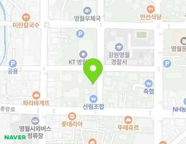 강원특별자치도 영월군 영월읍 단종로33번길 46 지도