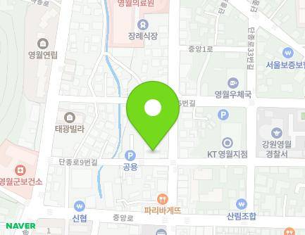 강원특별자치도 영월군 영월읍 중앙1로 35 (영월대교회) 지도