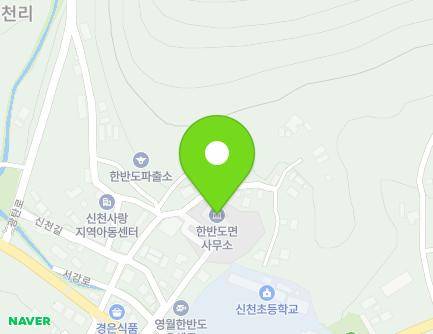 강원특별자치도 영월군 한반도면 신천길 6-6 (한반도면사무소) 지도