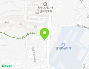 강원특별자치도 원주시 원문로100번길 35 (단계동) 지도