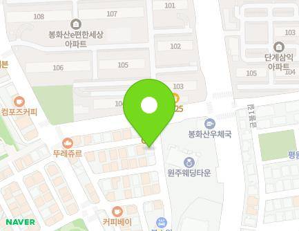 강원특별자치도 원주시 천사로 23-17 (단계동) 지도