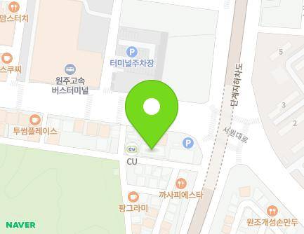 강원특별자치도 원주시 이화6길 1 (단계동) 지도