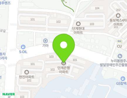 강원특별자치도 원주시 원문로 175 (단계동, 단계은행아파트) 지도