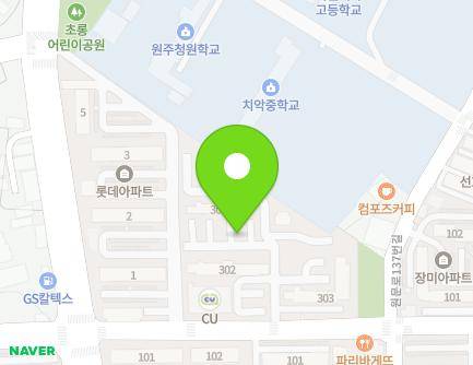 강원특별자치도 원주시 백간길 63 (단계동, 세경3차아파트) 지도
