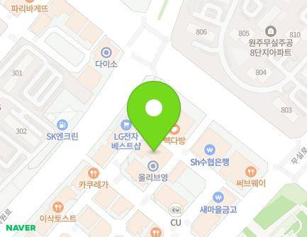 강원특별자치도 원주시 능라동길 48 (무실동) 지도