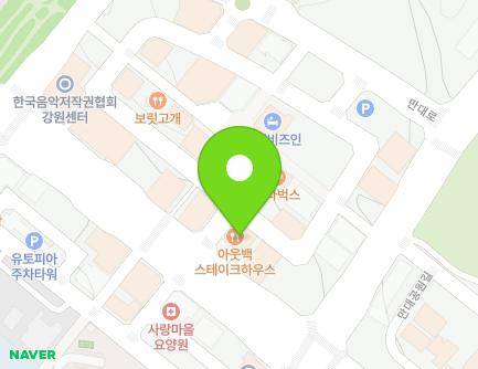 강원특별자치도 원주시 시청로 27 (무실동) 지도