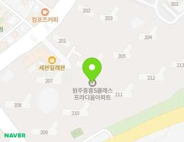 강원특별자치도 원주시 배울로 24 (반곡동, 중흥S클래스프라디움아파트) 강원특별자치도 원주시 배울로 24 (반곡동, 중흥S클래스프라디움아파트) 지도