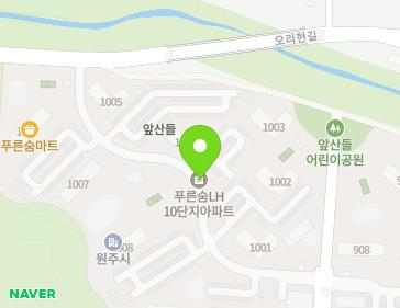 강원특별자치도 원주시 혁신로 350 (반곡동, 푸른숨LH10단지) 지도