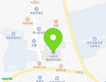 강원특별자치도 원주시 부론면 법천시장길 59 (부론면행정복지센터) 지도