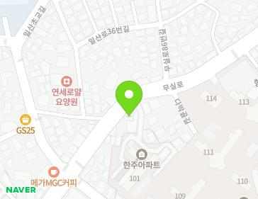 강원특별자치도 원주시 무실로 95 (원동) 지도
