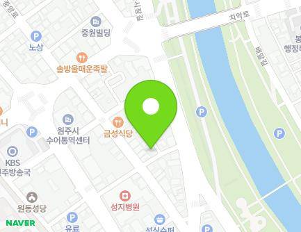 강원특별자치도 원주시 중앙로 16 (인동) 지도