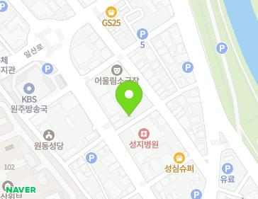 강원특별자치도 원주시 원일로 24-1 (인동) 지도