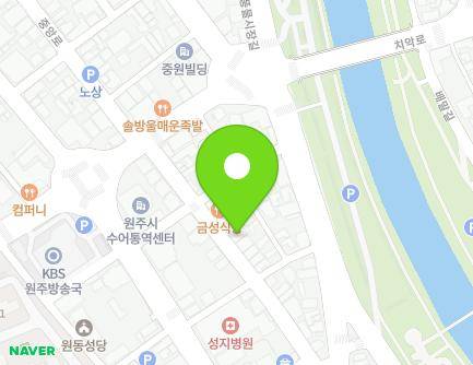 강원특별자치도 원주시 중앙로 22 (인동) 지도