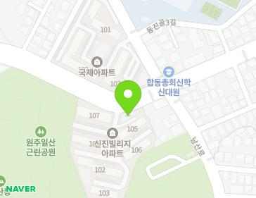 강원특별자치도 원주시 천사로 132 (일산동, 신진빌리지상가) 지도