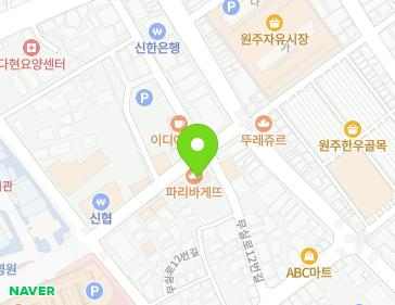 강원특별자치도 원주시 원일로115번길 5 (일산동) 지도