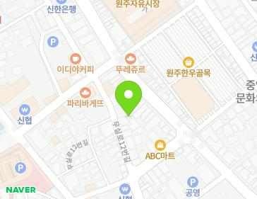 강원특별자치도 원주시 원일로 107-1 (일산동) 지도