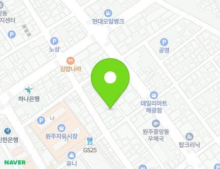강원특별자치도 원주시 중앙시장길 31-2 (중앙동) 지도