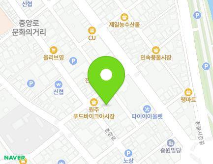 강원특별자치도 원주시 중앙로 70 (중앙동) 지도