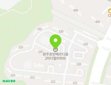 강원특별자치도 원주시 지정면 신지정로 295 (원주기업도시3-1블럭호반베르디움) 지도