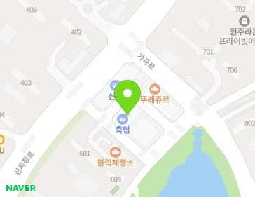 강원특별자치도 원주시 지정면 신지정로 316-1 지도