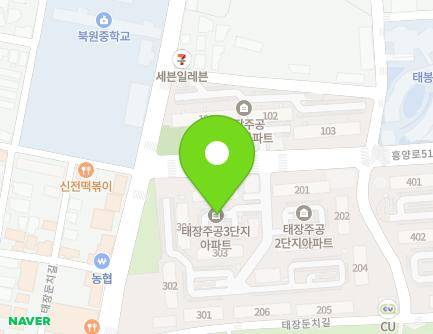 강원특별자치도 원주시 흥양로51번길 16 (태장동, 태장주공3단지아파트) 지도