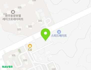 강원특별자치도 원주시 포란재로 44 (태장동) 지도