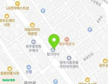 강원특별자치도 원주시 평원로 52 (평원동) 지도