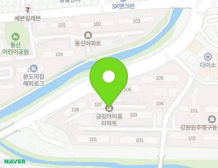 강원특별자치도 원주시 행구로 140 (행구동, 행구금강아미움아파트) 지도