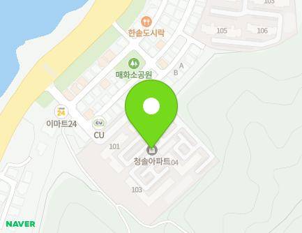 강원특별자치도 원주시 흥업면 세동길 51 (원주매지청솔아파트) 지도