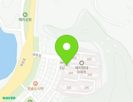 강원특별자치도 원주시 흥업면 세동길 15-1 (현대아파트) 지도