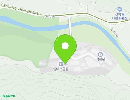 강원특별자치도 인제군 기린면 상하답로 234 (임마누엘집) 지도