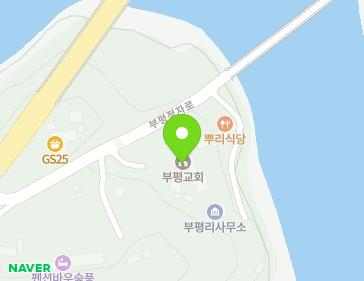 강원특별자치도 인제군 남면 부평정자로 20 (부평교회) 지도