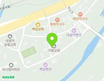 강원특별자치도 인제군 북면 백담로 12-16 (가평교회) 지도