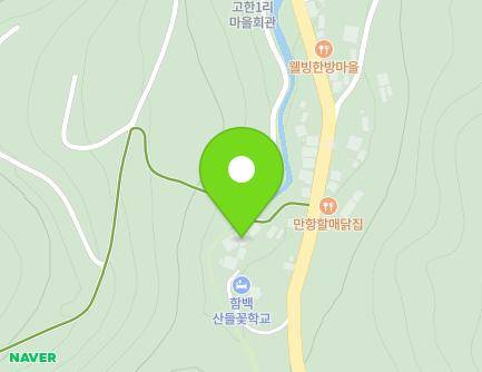 강원특별자치도 정선군 고한읍 함백산로 1101-6 지도