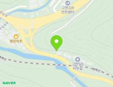 강원특별자치도 정선군 고한읍 함백산로 1660 지도