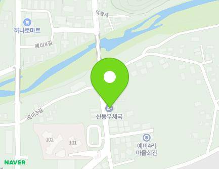 강원특별자치도 정선군 신동읍 의림로 244-1 (신동우체국) 지도