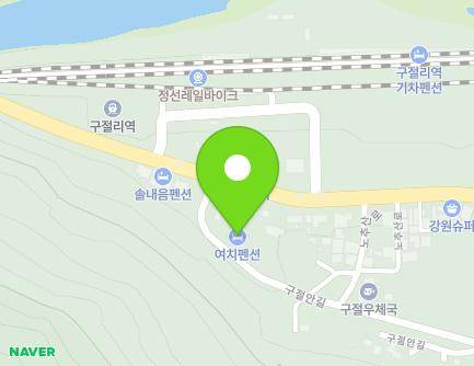 강원특별자치도 정선군 여량면 노추산로 754-2 (여치펜션) 지도