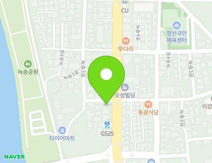 강원특별자치도 정선군 정선읍 녹송로 67-1 지도