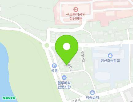강원특별자치도 정선군 정선읍 비봉안길 14-3 지도