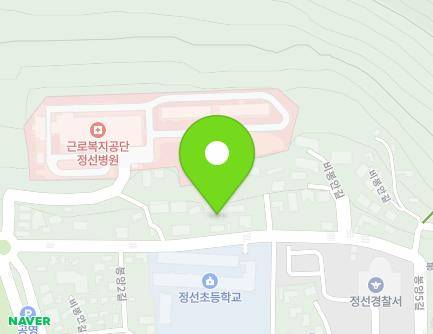 강원특별자치도 정선군 정선읍 비봉안길 41-3 지도
