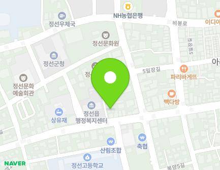 강원특별자치도 정선군 정선읍 정선로 1333-2 (정선초등학교관사) 지도