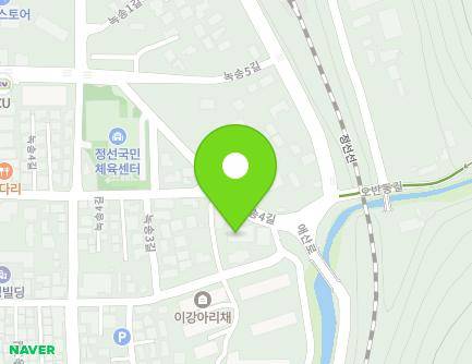 강원특별자치도 정선군 정선읍 녹송4길 72 (정선읍의용소방대) 지도