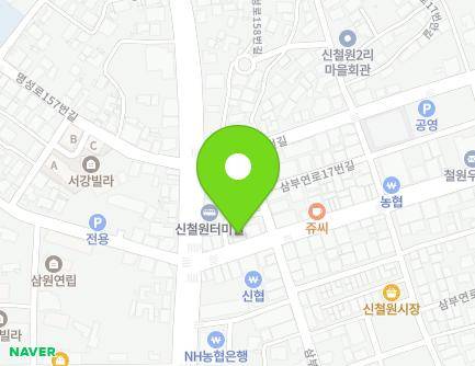 강원특별자치도 철원군 갈말읍 삼부연로 3 지도
