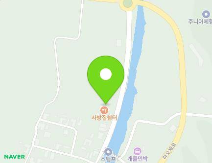 강원특별자치도 철원군 근남면 하오재로 1153 (사방집쉼터) 지도
