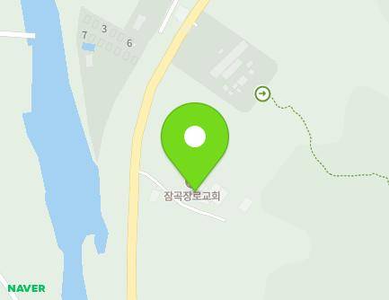 강원특별자치도 철원군 근남면 하오재로 1222-1 (잠곡교회) 지도