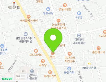 강원특별자치도 철원군 동송읍 금학로210번길 4-8 (그까이꺼) 지도