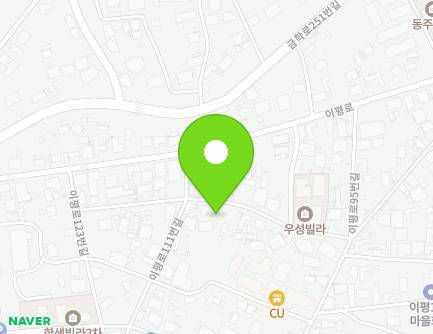 강원특별자치도 철원군 동송읍 이평로111번길 3-8 (모벡스빌라) 지도