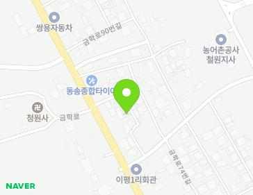 강원특별자치도 철원군 동송읍 금학로74번길 3-15 지도