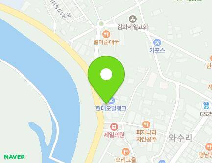 강원특별자치도 철원군 서면 와수1로 40 (행복오일뱅크) 지도